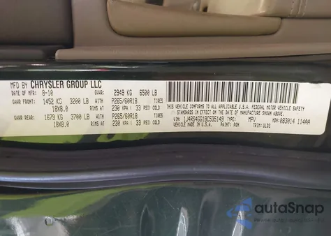 2011 Jeep Grand Cherokee Laredo z USA, uszkodzony, nr VIN 1J4RS4GG1BC535149